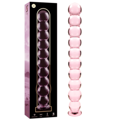 NEBULA SERIES BY IBIZA - MODELO 22 DILDO CRISTAL ROSA 21.5 CM -O- 2.5 CM