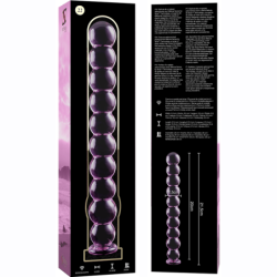 NEBULA SERIES BY IBIZA - MODELO 22 DILDO CRISTAL ROSA 21.5 CM -O- 2.5 CM