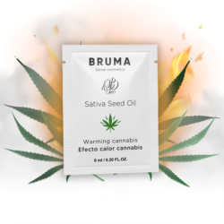 BRUMA - 6 ML GEL DESLIZANTE CON ACEITE DE SEMILLA EFECTO CALOR SABOR CANNABIS