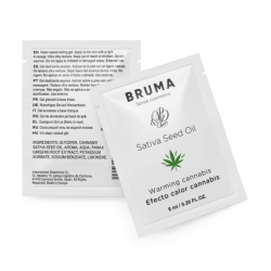 BRUMA - 6 ML GEL DESLIZANTE CON ACEITE DE SEMILLA EFECTO CALOR SABOR CANNABIS