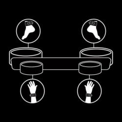 FETISH SUBMISSIVE - BARRA SEPARADORA BONDAGE CON FORRO DE NEOPRENO