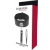 DARKNESS - COLLAR FORRADO CON CADENA TITANIUM