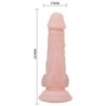 BAILE - SUPER DILDO REALÍSTICO NATURAL 16.5 CM