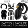 ADDICTED TOYS LOCKED - OBSIDIAN HOLD JAULA PARA PENE TALLA M