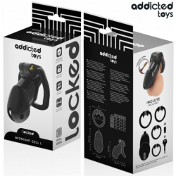 ADDICTED TOYS LOCKED - MINDNIGHT CELL JAULA PARA PENE TALLA L