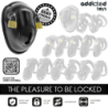 ADDICTED TOYS LOCKED - KEYLESS RESTRAINT JAULA PARA PENE 11,5 CM