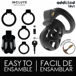 ADDICTED TOYS LOCKED - SILENT KEEP JAULA PARA PENE 7,5 CM