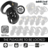 ADDICTED TOYS LOCKED - SILENT KEEP JAULA PARA PENE 7,5 CM