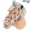 ADDICTED TOYS LOCKED - SILVER LOCK JAULA PARA PENE DE METAL TALLA S