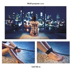 CALEXOTICS - SCANDAL CUERDA BDSM NEGRA 50 M