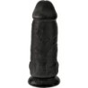 KING COCK - PENE REALÍSTICO CHUBBY 23 CM NEGRO