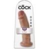 KING COCK - PENE REALÍSTICO 24 CM CARAMELO