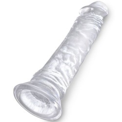 KING COCK - CLEAR PENE REALÍSTICO 19.7 CM TRANSPARENTE