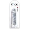 KING COCK - CLEAR PENE REALÍSTICO 19.7 CM TRANSPARENTE
