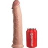 KING COCK - ÉLITE DILDO REALÍSTICO SILICONA 28 CM