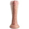 KING COCK - ÉLITE DILDO REALÍSTICO VIBRADOR & SILICONA CONTROL REMOTO 17.8 CM