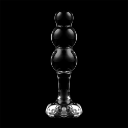 NEBULA SERIES BY IBIZA - MODELO 1 PLUG CRISTAL TRANSPARENTE 10.5 CM -O- 3 CM