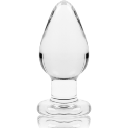 NEBULA SERIES BY IBIZA - MODELO 3 PLUG CRISTAL TRANSPARENTE 11 CM -O- 5 CM