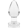 NEBULA SERIES BY IBIZA - MODELO 3 PLUG CRISTAL TRANSPARENTE 11 CM -O- 5 CM
