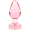 NEBULA SERIES BY IBIZA - MODELO 3 PLUG CRISTAL ROSA 11 CM -O- 5 CM