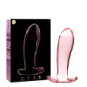 NEBULA SERIES BY IBIZA - MODELO 5 PLUG CRISTAL ROSA 12.5 CM -O- 3.5 CM