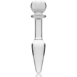 NEBULA SERIES BY IBIZA - MODELO 7 PLUG CRISTAL TRANSPARENTE 13.5 CM -O- 3 CM