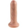 KING COCK - DILDO REALÍSTICO UNCUT NATURAL 15 CM