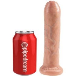 KING COCK - DILDO REALÍSTICO UNCUT NATURAL 21 CM
