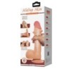 PRETTY LOVE - SLIDING SKIN SERIES DILDO REALÍSTICO CON VENTOSA PIEL DESLIZANTE 21.8 CM