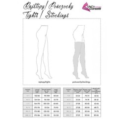 LIVCO CORSETTI FASHION - MONIKONI XG054 MEDIAS NEGRO TALLA ÚNICA