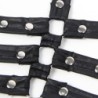 SUBBLIME - 954413 BODY BONDAGE DE CUERO NEGRO L/XL