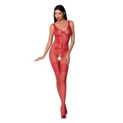 PASSION - WOMAN BS069 BODYSTOCKING ROJO TALLA ÚNICA