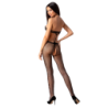 PASSION - WOMAN BS080 BODYSTOCKING NEGRO TALLA ÚNICA