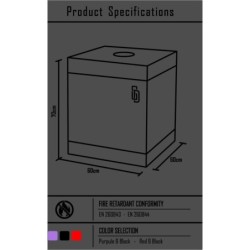 SECRET DOME - KINK CLUB CABINA BUKKAKE NEGRO & ROJO