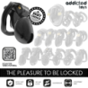 ADDICTED TOYS LOCKED - MINDNIGHT CELL JAULA PARA PENE TALLA S 4.8 CM