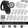 ADDICTED TOYS LOCKED - MINDNIGHT CELL JAULA PARA PENE 4.2 CM TALLA M