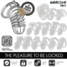 ADDICTED TOYS LOCKED - IRON CELL JAULA PARA PENE DE METAL TALLA M