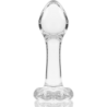 NEBULA SERIES BY IBIZA - MODELO 2 PLUG CRISTAL TRANSPARENTE 11 CM -O- 3.5 CM