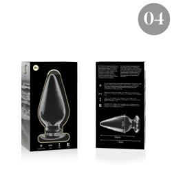 NEBULA SERIES BY IBIZA - MODELO 4 PLUG CRISTAL TRANSPARENTE 11 CM -O- 5 CM
