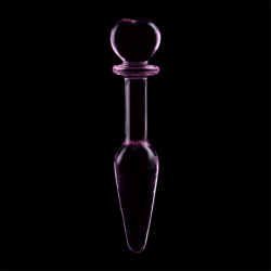 NEBULA SERIES BY IBIZA - MODELO 7 PLUG CRISTAL ROSA 13.5 CM -O- 3 CM