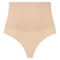 BYE-BRA - FAJA SIN COSTURAS ESTILO TANGA BEIGE TALLA XXL