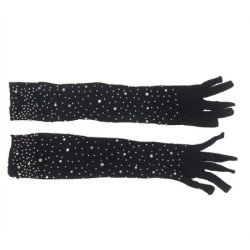 SUBBLIME - 957469 GUANTES TRANSPARENTES CON BRILLO NEGRO S/M
