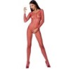 PASSION - WOMAN BS068 BODYSTOCKING ROJO TALLA ÚNICA