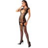 PASSION - WOMAN BS082 BODYSTOCKING NEGRO TALLA ÚNICA