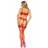 LEG AVENUE - SET TRES PIEZAS DE ENCAJES TALLA ÚNICA - ROJO