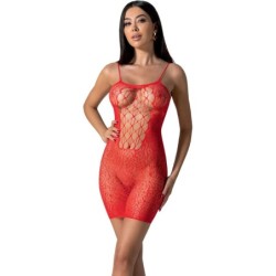 PASSION - BS096 BODYSTOCKING ROJO TALLA ÚNICA
