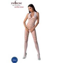 PASSION - BS100 BODYSTOCKING BLANCO TALLA ÚNICA