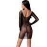 PASSION - BS101 BODYSTOCKING NEGRO TALLA ÚNICA