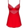 OBSESSIVE - INGRIDIA CHEMISE & TANGA ROJO XS/S