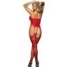 SUBBLIME - 951764 BODYSTOCKING DE REJILLA ROJO TALLA ÚNICA